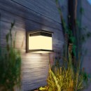 Philips 8721103105530 LED solární venkovní nástěnné svítidlo Diara | 4W integrovaný LED zdroj | 400lm | 2700K | černá