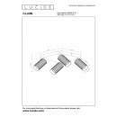 Lucide L099391431 bodové stropní svítidlo CLUBS GU10