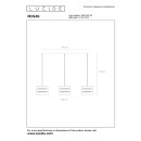 Lucide L214330330 závěsné stropní svítidlo ROSAS  E27