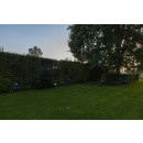 Lutec 6935802012 LED zahradní sloupek Karlo 1x6,8W | 500lm | 2700-6500K | RGB | IP44 - černá