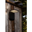 Lutec 6943101012 LED venkovní solární nástěnné svítidlo Moze 1x8W | 1000lm | 4000K | IP44 - černá