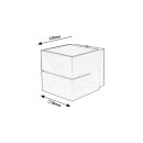 Rabalux 7018 nástěnné svítidlo Kaunas 1x10W | G9 - bílá