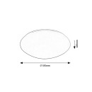 Rabalux 98071133 LED přisazené stropní svítidlo Lucas  | 18W integrovaný LED zdroj | 1180lm | 4000K