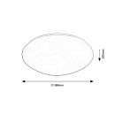 Rabalux 98071134 LED přisazené stropní svítidlo Lucas  | 24W integrovaný LED zdroj | 1750lm | 4000K
