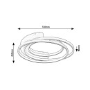 Rabalux 98071288 LED přisazené stropní svítidlo Holize  | 50W integrovaný LED zdroj | 3400lm | 4000K