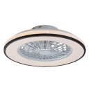 Rabalux 98071331 LED ventilátor s osvětlením Dalfon2  | 48W integrovaný LED zdroj | 2800lm | 3000-6500K