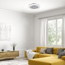 Rabalux 98071333 LED ventilátor s osvětlením Dalfon2 | 48W integrovaný LED zdroj | 3500lm | 3000-6500K