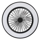 Rabalux 98071336 LED ventilátor s osvětlením Dalfon2 | 40W integrovaný LED zdroj | 2200lm | 3000+4000+6500K