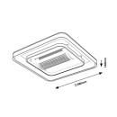 Rabalux 98071341 LED ventilátor s osvětlením Aireon  | 50W integrovaný LED zdroj | 2200lm | 3000+4000+6500K