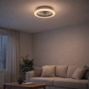 Rabalux 71348 LED ventilátor s osvětlením Dalfon | 24W integrovaný LED zdroj | 2200lm | 3000-6500K | dálkové ovládání | stmívač | bílá