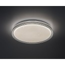 Rabalux 71349 LED přisazené stropní svítidlo Monira | 34W integrovaný LED zdroj | 2300lm | 3000-6500K | dálkové ovládání | stmívač | černá