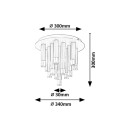 Rabalux 98071355 přisazené stropní svítidlo Ramira  G9