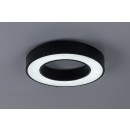 Rabalux 71360 LED přisazené stropní svítidlo Cirano | 24W integrovaný LED zdroj | 1420lm | 3000/4000/6000K | černá