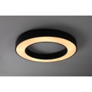Rabalux 71361 LED přisazené stropní svítidlo Cirano | 45W integrovaný LED zdroj | 2700lm | 3000-6500K | dálkové ovládání | stmívač | černá