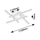 Rabalux 98071398 LED přisazené stropní svítidlo Demir | 24W integrovaný LED zdroj | 1880lm | 4000K