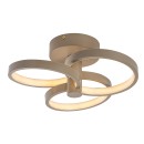Rabalux 71400 LED přisazené stropní svítidlo Isidora | 32W integrovaný LED zdroj | 2560lm | 3000-6500K | dálkové ovládání | stmívač | béžová
