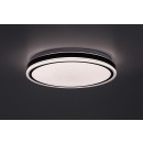 Rabalux 71412 LED přisazené stropní svítidlo Corlet | 20W integrovaný LED zdroj | 1500lm | 3000-6500K | dálkové ovládání | stmívač | černá