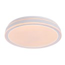 Rabalux 71413 LED přisazené stropní svítidlo Corlet | 23W integrovaný LED zdroj | 1900lm | 3000-6500K | dálkové ovládání | stmívač | bílá