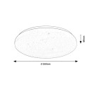 Rabalux 71444 LED přisazené stropní svítidlo Danny2 | 12W integrovaný LED zdroj | 960lm | 3000-6500K | dálkové ovládání | stmívač | bílá