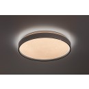 Rabalux 71449 LED přisazené stropní svítidlo Zerava | 34W integrovaný LED zdroj | 2100lm | 3000-6500K | dálkové ovládání | stmívač | černá
