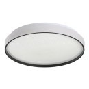 Rabalux 71449 LED přisazené stropní svítidlo Zerava | 34W integrovaný LED zdroj | 2100lm | 3000-6500K | dálkové ovládání | stmívač | černá