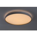 Rabalux 71453 LED přisazené stropní svítidlo Zerava | 60W integrovaný LED zdroj | 4100lm | 3000-6500K | dálkové ovládání | stmívač | zlatá