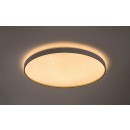 Rabalux 71454 LED přisazené stropní svítidlo Zerava | 80W integrovaný LED zdroj | 4600lm | 3000-6500K | dálkové ovládání | stmívač | zlatá