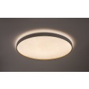 Rabalux 71454 LED přisazené stropní svítidlo Zerava | 80W integrovaný LED zdroj | 4600lm | 3000-6500K | dálkové ovládání | stmívač | zlatá