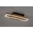 Rabalux 71455 LED přisazené stropní svítidlo Noxelle | 12W integrovaný LED zdroj | 670lm | 3000/4000/6000K | hnědá