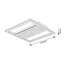 Rabalux 71457 LED přisazené stropní svítidlo Noxelle | 26W integrovaný LED zdroj | 1360lm | 3000/4000/6000K | hnědá
