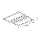 Rabalux 71458 LED přisazené stropní svítidlo Noxelle | 30W integrovaný LED zdroj | 1800lm | 3000/4000/6000K | hnědá