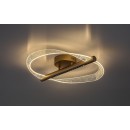 Rabalux 71464 LED přisazené stropní svítidlo Olyssia | 24W integrovaný LED zdroj | 1300lm | 3000K | zlatá