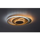Rabalux 71465 LED přisazené stropní svítidlo Brantiel | 57W integrovaný LED zdroj | 3300lm | 3000-6000K | dálkové ovládání | stmívač | béžová