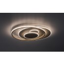 Rabalux 71465 LED přisazené stropní svítidlo Brantiel | 57W integrovaný LED zdroj | 3300lm | 3000-6000K | dálkové ovládání | stmívač | béžová