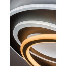 Rabalux 71466 LED přisazené stropní svítidlo Brantiel | 60W integrovaný LED zdroj | 3000lm | 3000-6000K | dálkové ovládání | stmívač | černá