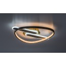Rabalux 71467 LED přisazené stropní svítidlo Brantiel | 60W integrovaný LED zdroj | 3000lm | 3000-6000K | dálkové ovládání | stmívač | černá