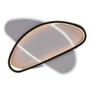 Rabalux 71469 LED přisazené stropní svítidlo Brantiel | 57W integrovaný LED zdroj | 3250lm | 3000-6000K | dálkové ovládání | stmívač | černá