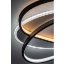 Rabalux 71470 LED přisazené stropní svítidlo Brantiel | 57W integrovaný LED zdroj | 3200lm | 3000-6000K | dálkové ovládání | stmívač | černá