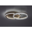 Rabalux 71472 LED přisazené stropní svítidlo Rivona | 22W integrovaný LED zdroj | 1500lm | 3000-6500K | dálkové ovládání | stmívač | zlatá