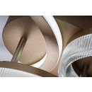 Rabalux 71473 LED přisazené stropní svítidlo Rivona | 38W integrovaný LED zdroj | 3500lm | 3000-6500K | dálkové ovládání | stmívač | zlatá