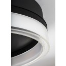 Rabalux 71478 LED přisazené stropní svítidlo Seraphiel | 18W integrovaný LED zdroj | 1110lm | 3000-6500K | dálkové ovládání | stmívač | černá