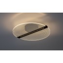 Rabalux 71483 LED přisazené stropní svítidlo Norael | 20W integrovaný LED zdroj | 1410lm | 3000K | černá