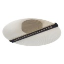 Rabalux 71483 LED přisazené stropní svítidlo Norael | 20W integrovaný LED zdroj | 1410lm | 3000K | černá