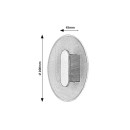 Rabalux 71484 LED nástěnné svítidlo Norael | 6W integrovaný LED zdroj | 580lm | 3000K | černá