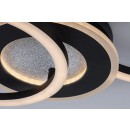 Rabalux 71485 LED přisazené stropní svítidlo Lureo | 24W integrovaný LED zdroj | 1580lm | 3000-6500K | dálkové ovládání | stmívač | černá