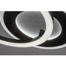 Rabalux 71485 LED přisazené stropní svítidlo Lureo | 24W integrovaný LED zdroj | 1580lm | 3000-6500K | dálkové ovládání | stmívač | černá