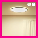 Philips WiZ 8720169071018 LED přisazené stropní svítidlo SuperSlim | 32W integrovaný LED zdroj | 3800lm | 2700-6500K