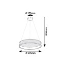 Rabalux 98072032 LED závěsné stropní svítidlo Farenzo  | 40W integrovaný LED zdroj | 2000lm | 3000+4000K