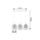 Rabalux 98072113 závěsné stropní svítidlo Emrys E27