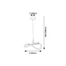 Rabalux 98072252 LED závěsné stropní svítidlo Serena  | 15W integrovaný LED zdroj | 1640lm | 4000K